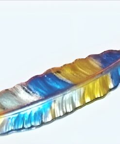 Mettalic Feather Bookmark 2