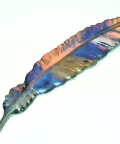 Mettalic Feather Bookmark 1