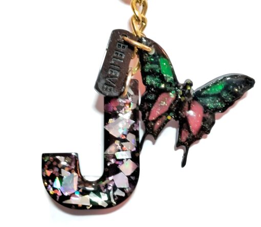 Alphabet J Keychain 1