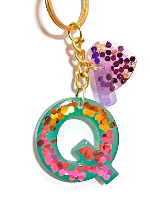 Alphabet Q Keychain 1