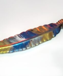 Mettalic Feather Bookmark 3
