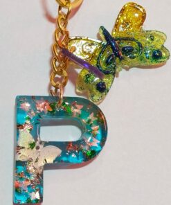 Alphabet P Keychain 3