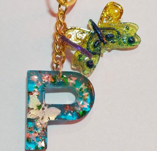 Alphabet P Keychain 3