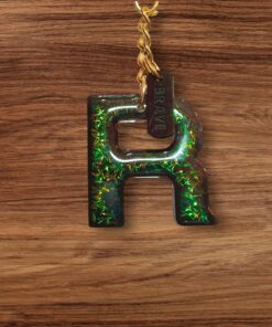 Alphabet R Keychain 3