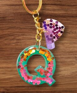 Alphabet Q Keychain 4