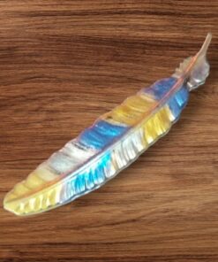 Mettalic Feather Bookmark
