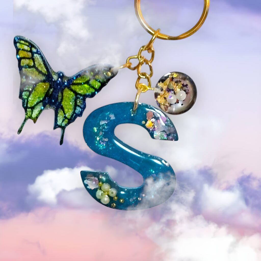 Alphabet S Keychain