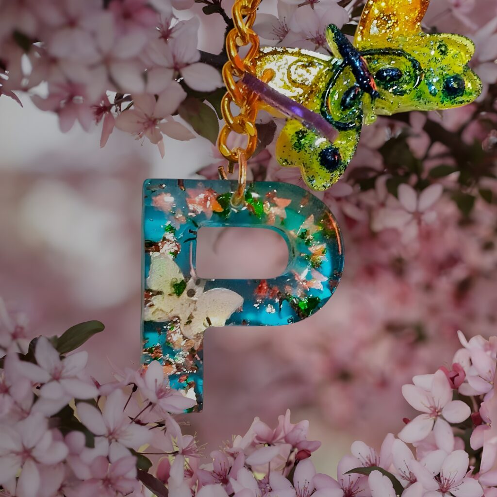 Alphabet P Keychain