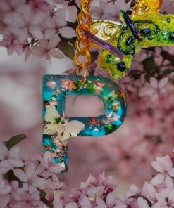 Alphabet P Keychain