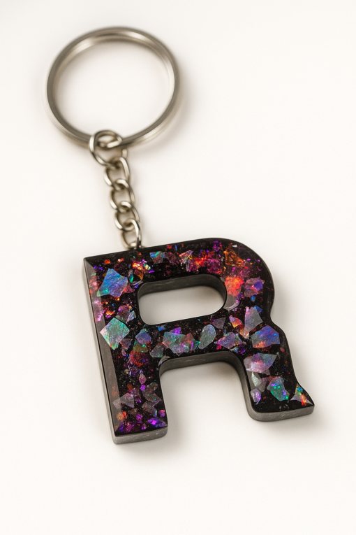 handmade Artisan Resin lwtter R